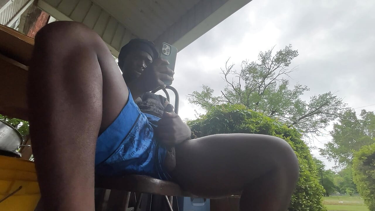 I Got Up Early In The Morning Just So I Can Have A Gooning Session On The Front Porch With Me Nutting