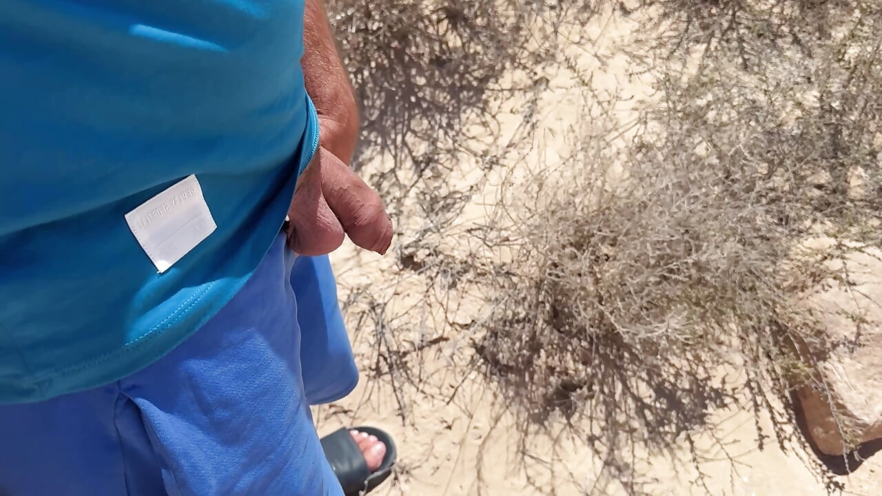 Shameless girl helps the guy to pee outdoor compilation