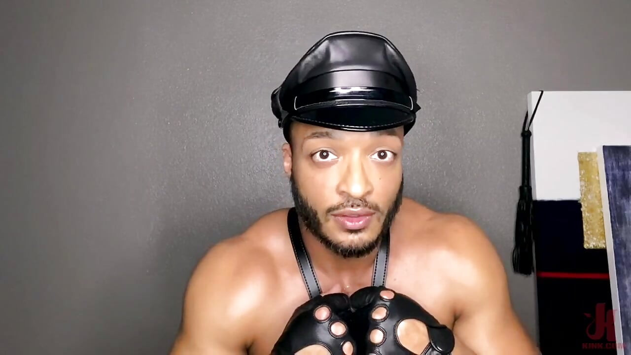 Dillon Diaz: Uses Leather Gloves to Stretch His Hole and Milk His Cock