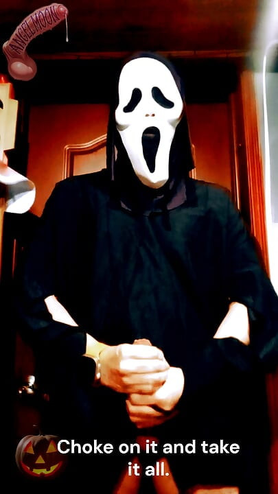 SCREAM A LOVE STORY A dominant guy with a Ghostface mask and a huge cock breaks into your home on Halloween night to ejaculate