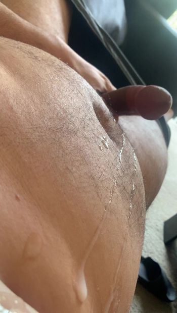 Cumming hard on the couch