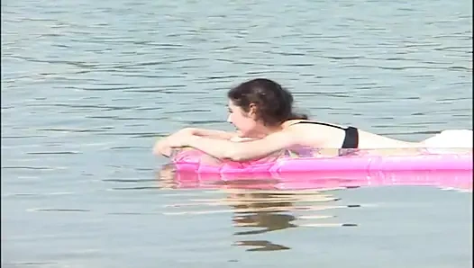 Teen Pisses and Fucks Horny Grandpa Outdoor