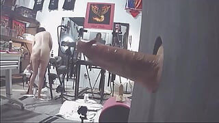 Glory Hole - Använder sin perfekta rosa puissy för att mjölka & njutning kuk vid Gloryhole 8 POV