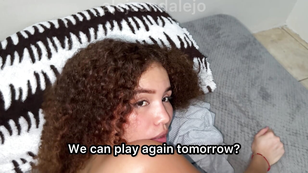 I play truth or dare with my stepsister! What a tight pussy she has.