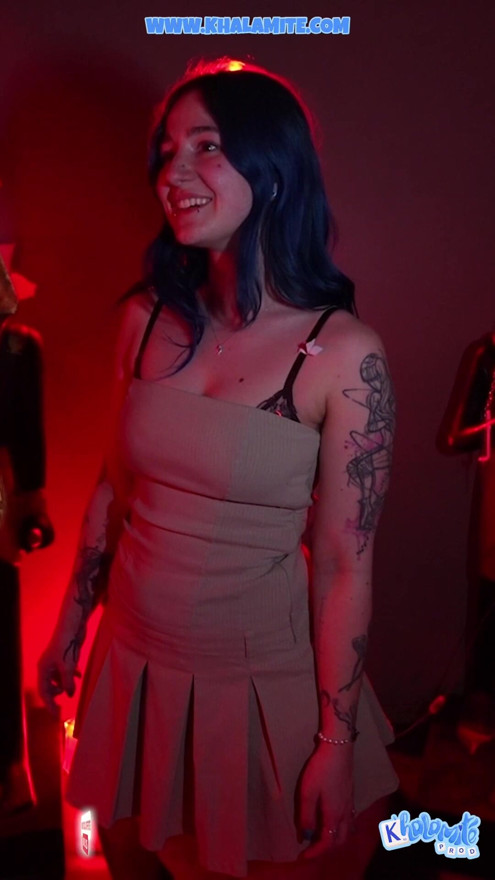 Min første gang i en libertinsk klub! - hed voyeur-sexshow med en abonnent