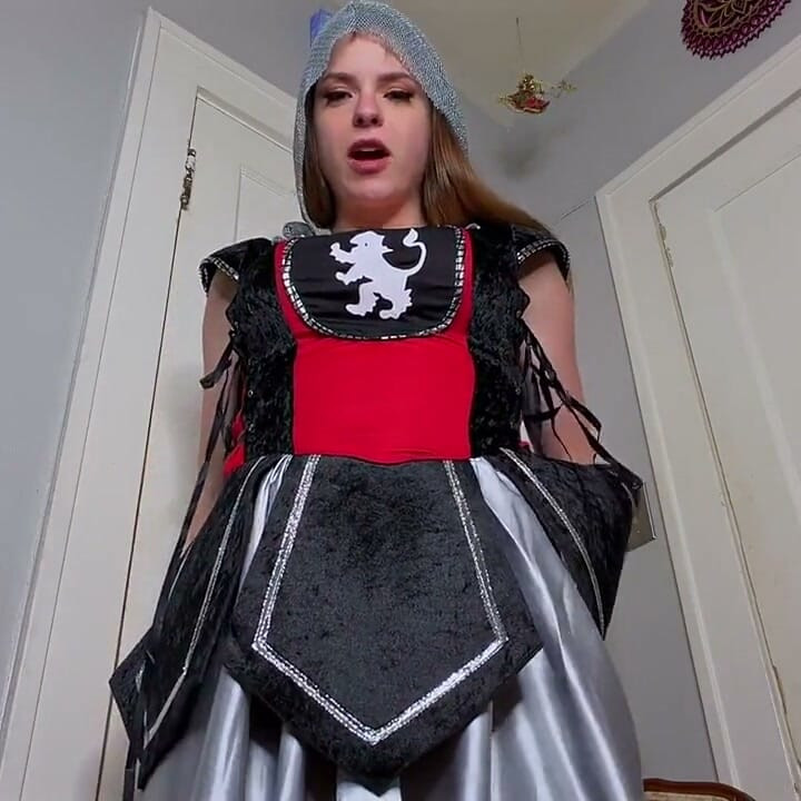 Kat Snow's Medieval Knight Femdom JOI - POV Battle Loser Submission Awaits!