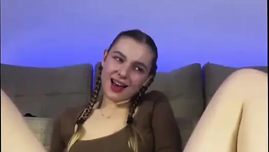 First Time Anal Fuck with Big Dildo