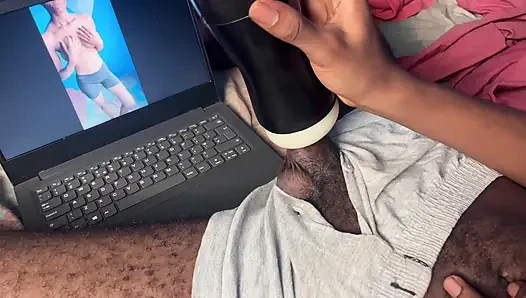 Enjoying My Pussytoy While Watching My Girlfriend Beautiful Body