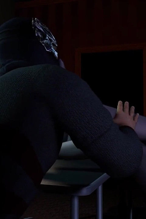 Beauty Lady Get Fuck with Mask Man - 3D Hentai Animation V699