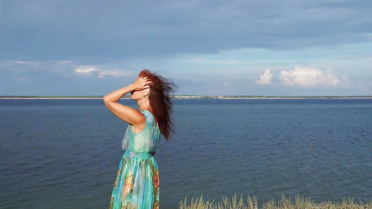 Em íngreme sobre o rio Volga