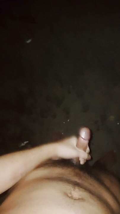 Waiting for Stepdad in the Dark. Cuming on the Street!