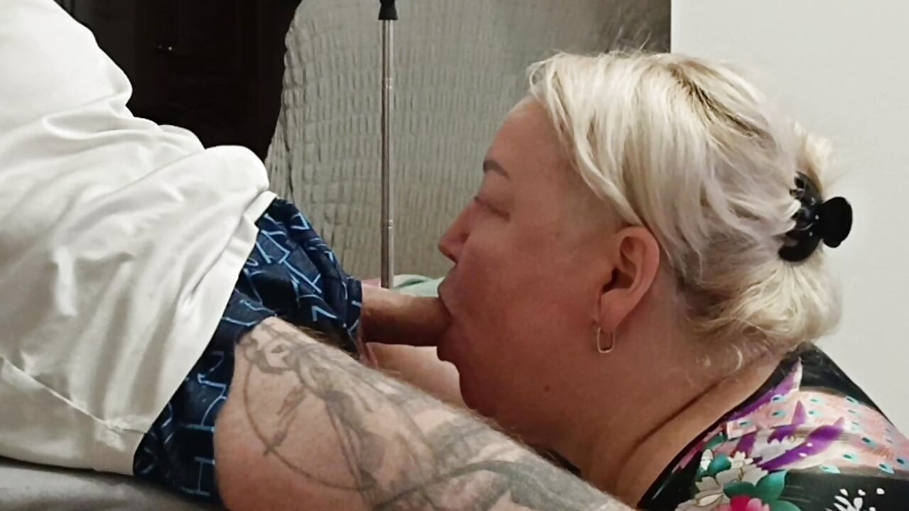 A neighbor came to visit to get enough cum