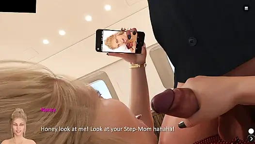 Мачеха отправляет видео сосания члена пасыну - заклинание Netorare #5 геймплей