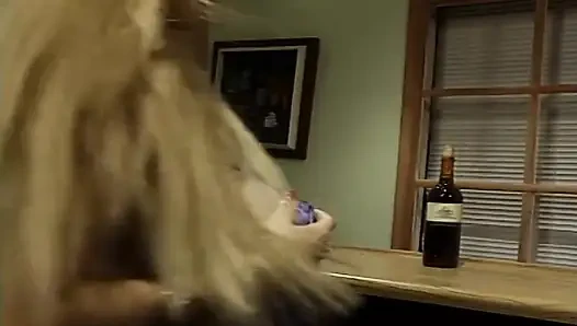 Horny Blonde MILF with Huge Boobs Gets Her Wet Slit Fucked Deep