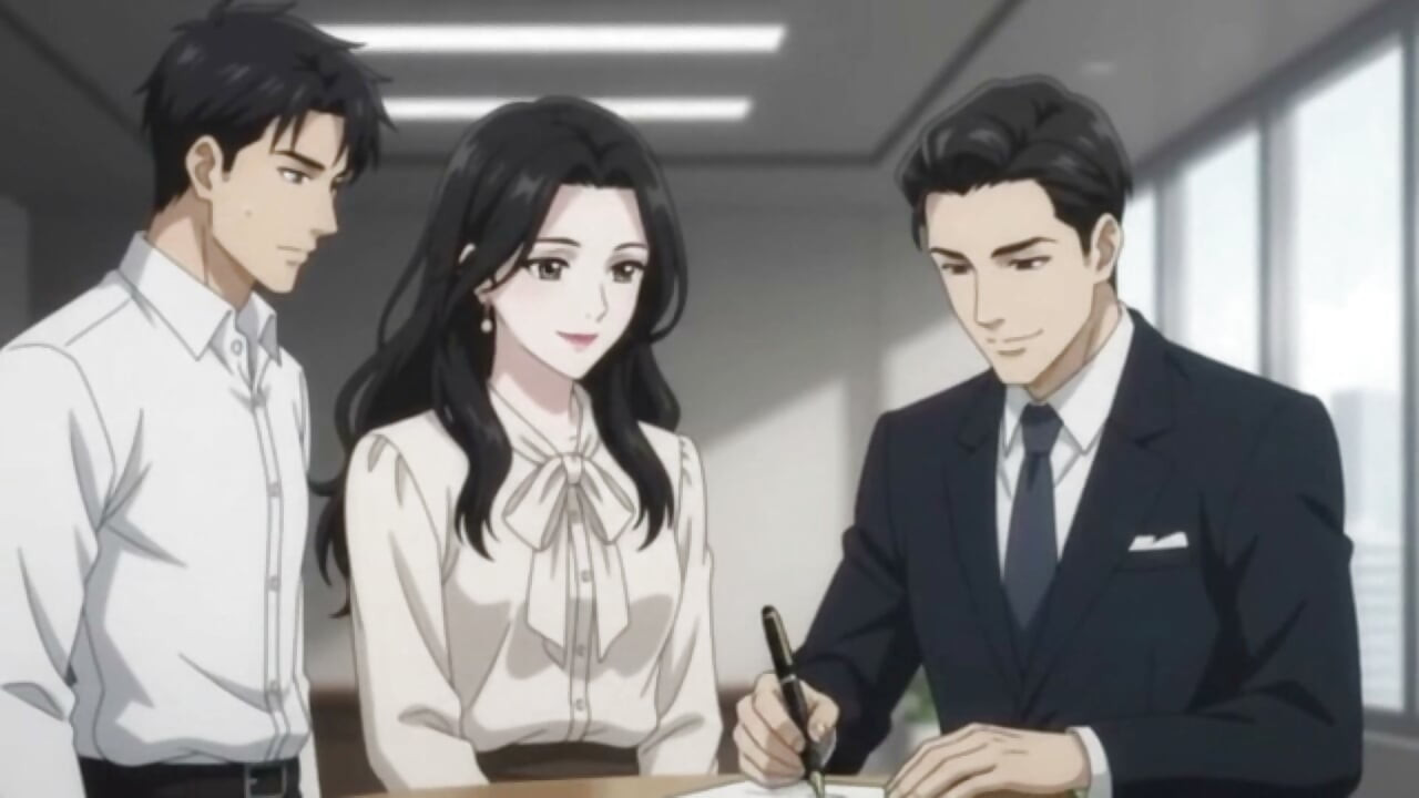 Husband's business partner demands collateral and the wife volunteers.