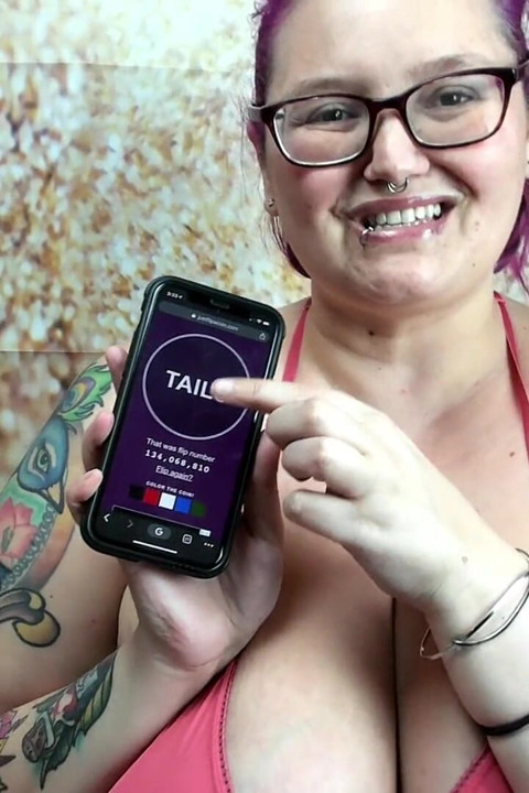 Masturbando instrução joi moeda flip jogo roleplay Sara Star