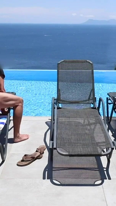 PUBLIC! His wife can't satisfy him, so he fucks me right by the HOTEL POOL! | Clip 2