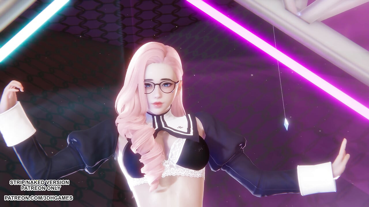 MMD Love It - Seraphine Sexy Kpop Dance League of Legends Hentai Uncensored 4K 60FPS
