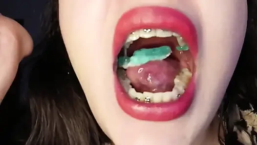 Потребляй жевательные жевательные кончи