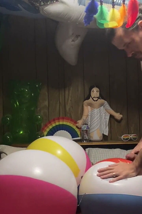 Triple Beachball Fun