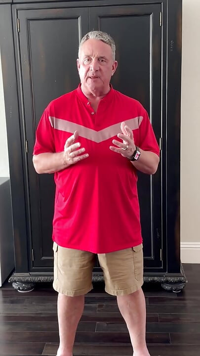 Wresting Coach Modeling Uniform