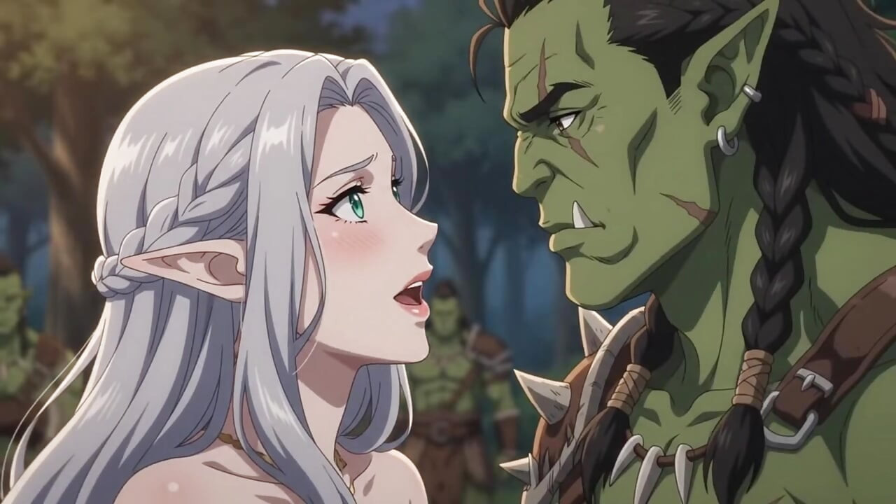Captured by the Orc Warlord Elf Princess’s Forbidden Night