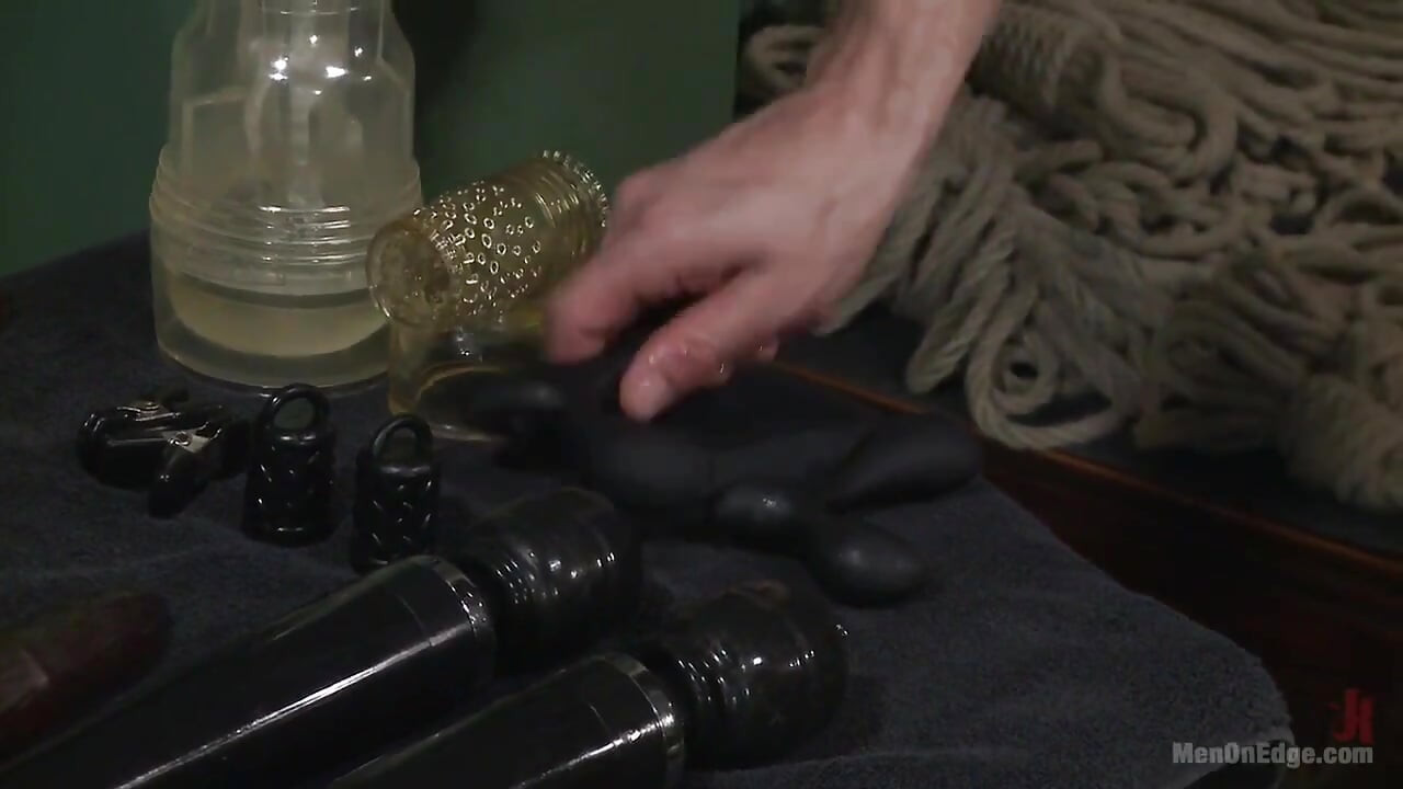 Hot Kinkmen Fan Gets the Full Treatment as He's Bound & Aching to Cum