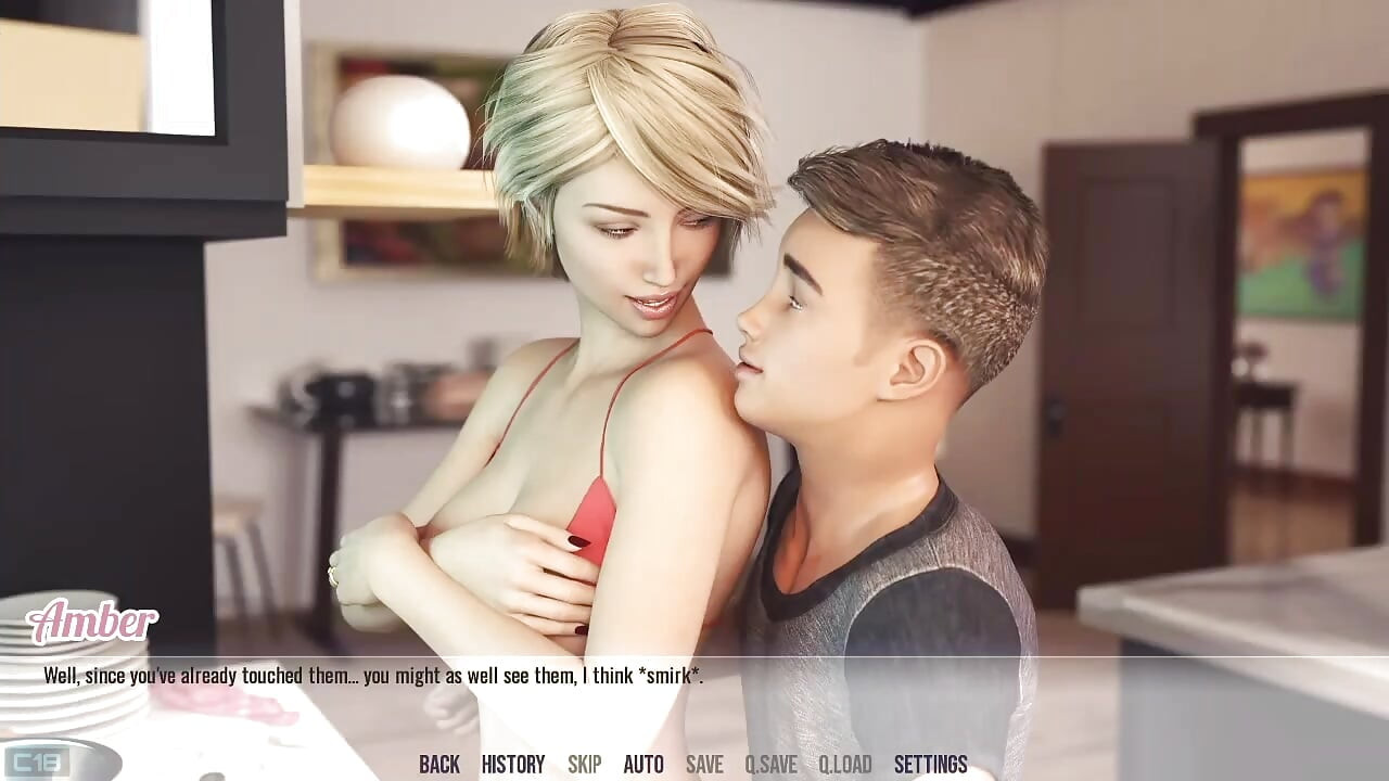 Teen Dylan hot fun with hot milf Amber(Part-1)