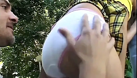 Double Penetration for Petite Teen Asian Slut