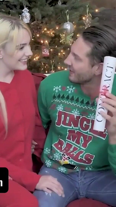 Must-share moment from "FamilyStrokes - Tiny Blonde Babe Kenna James Bonds With Her Perv Stepmom and Stepdad On Christmas"