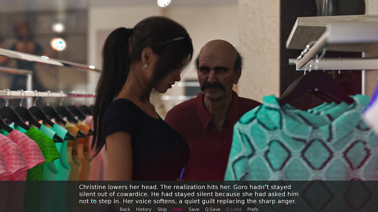 Being a Wife 14 Shopping with Her Husband, Filthy Wife Christine Plays Dirty Games with the Old Helper