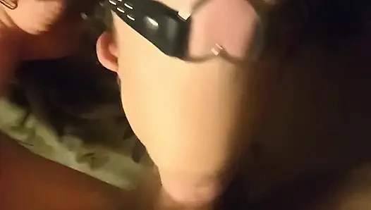 Extreme hump, deep throat upside down from my sexy girlfriend