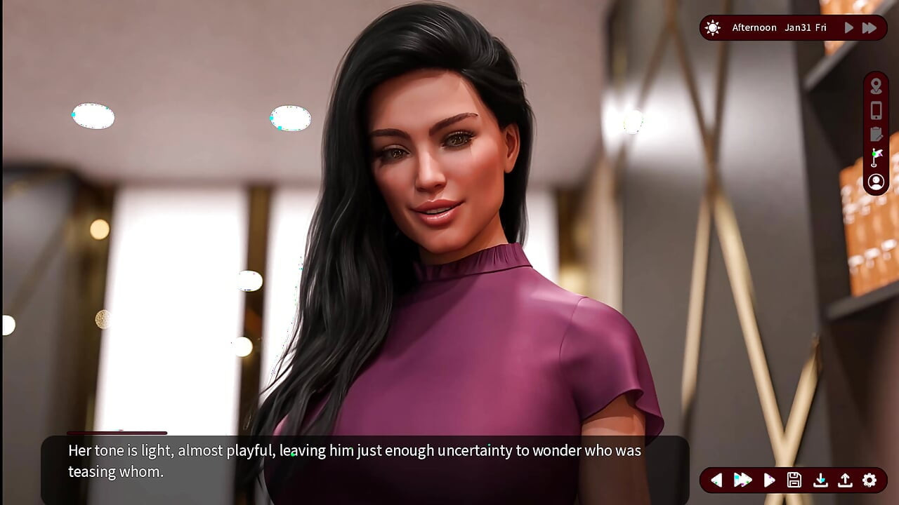Whispers of Desire 22 Sarah Showed Her Boobs to the Boutique Assistant Louis