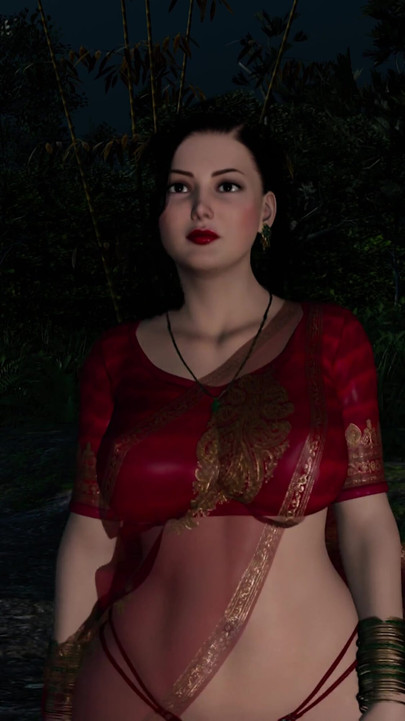 Powerful moment from "Desi Indian Savita Bhabhi's outdoor sex adventure with her college friend"