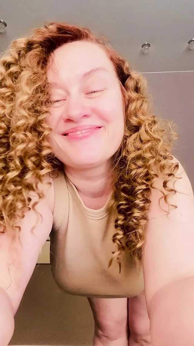 Diapered Curly Lady