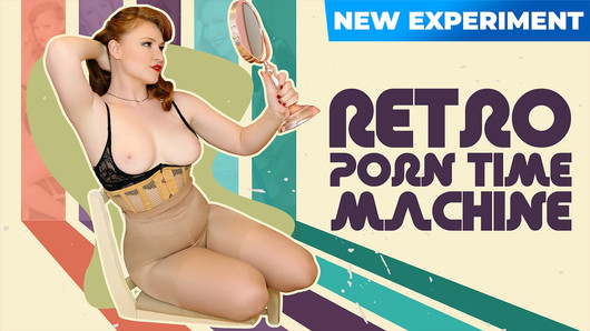 Concepto: retro máquina del tiempo porno por mylf labs con Yaya Gingersnatch - milf tradwife