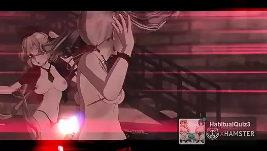 mmd r18 Follow The Leader KanColle Murasame Kashima sexy cosplay want to cum swallow anal fuck bitch 3d hentai