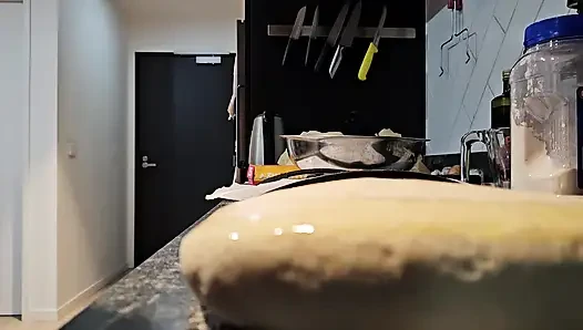 Enjoying bread