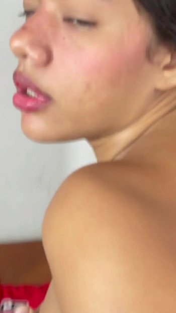 Captivating moment from "I invite my sexy ass neighbor to my apartment to watch TV as an excuse to end up fucking her hard"