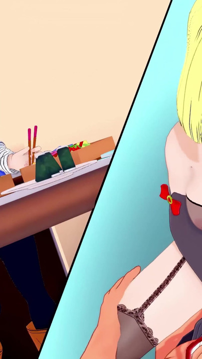 Kame Roshi offers help to Android 18 in exchange for a favor - Dragon Ball Zex Series | Clip 1