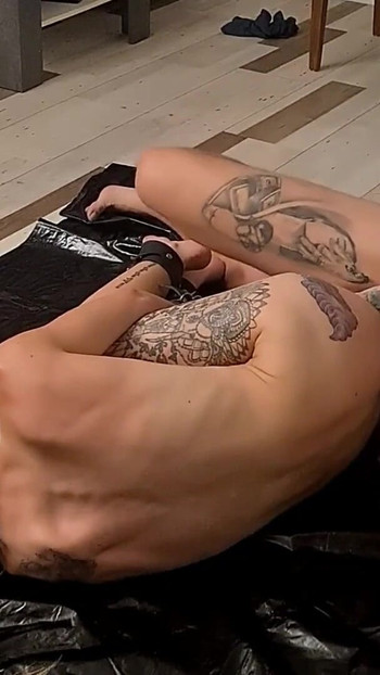 Stunning moment from "Teen slave cums and has to lick everything up, then the slut gets fucked"