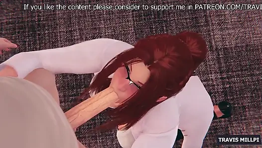 Private Lesson with the Redhead Professor Fail the Test, Get Punished