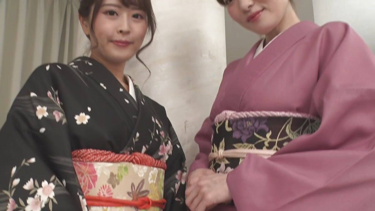 Reverse 3P Harem Reunion With Bewitching Classmates In Kimono Rion And Ryu Enami