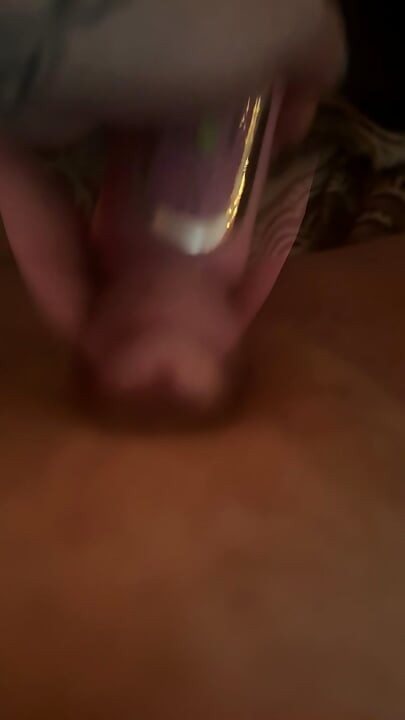 Shoving a Dildo Into My Fat Tight Pussy