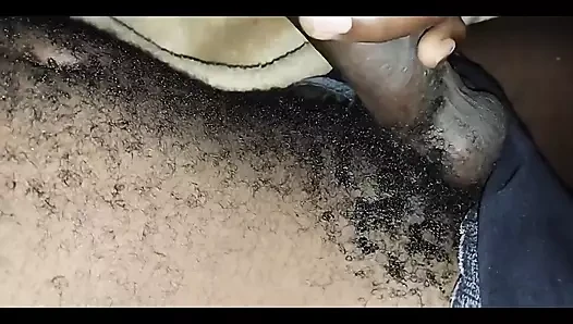 Kenyan porn video – Ebony Amateur Jerking Oiled Hairy Black Dick in Closeup Solo Action