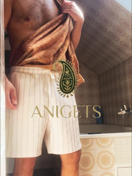 Cool off in the bathroom after a hot day