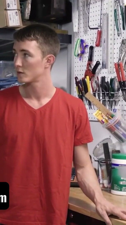 Shy Boy Gets Rammed By Older Man In Garage | Clip 1