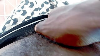 HUGE LOAD BIG BLACK COCK MASTURBATION SOLO CREAMY OILED UP HARD BBC Finishes 4 times - HUGE Cum LOAD Jerking off