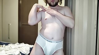 Polo Ralph Lauren Slut - tease, jerk off and cum in tighty whities