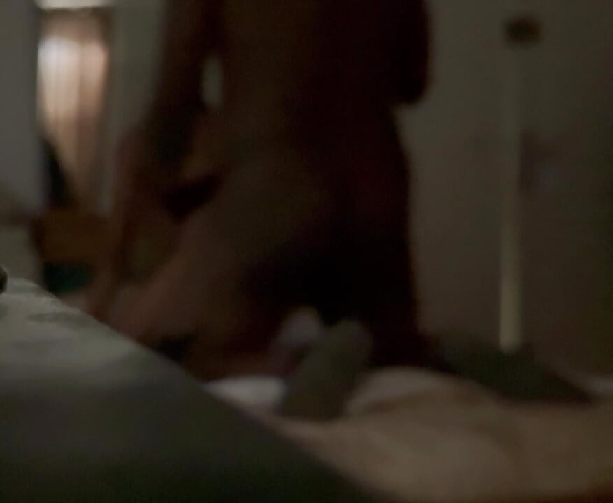 His wife is on vacation with her little ones, he visits me last night to fill me up